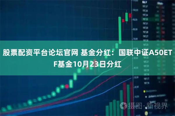 股票配资平台论坛官网 基金分红:国联中证A50ETF基金10月23日分红